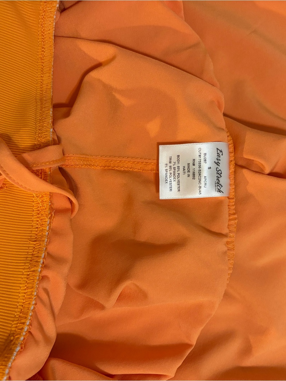 Easy Stretch Orange Scrub Set - Picture 4 of 6